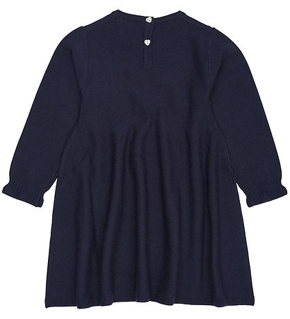 Copenhagen Colors Kjole - Uld - Strik - Merino Heats - Navy 