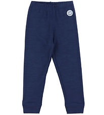 Viking Bukser - Uld/Viskose - Soft Baselayer Merino -  Navy