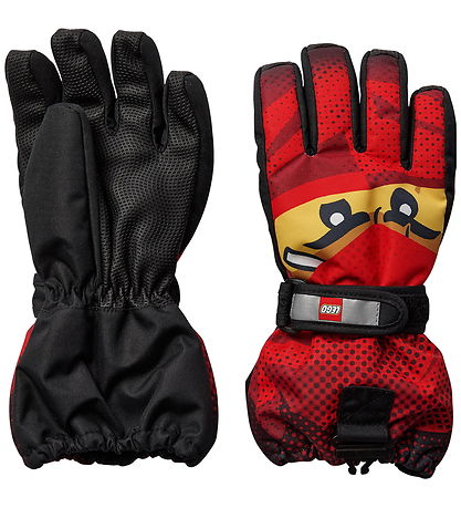 LEGO® Ninjago Handsker - LWAgan 807 - Tex - Rød