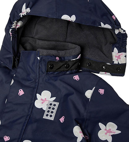 LEGO® Wear Flyverdragt - LWJaz 710 - Navy m. Blomster