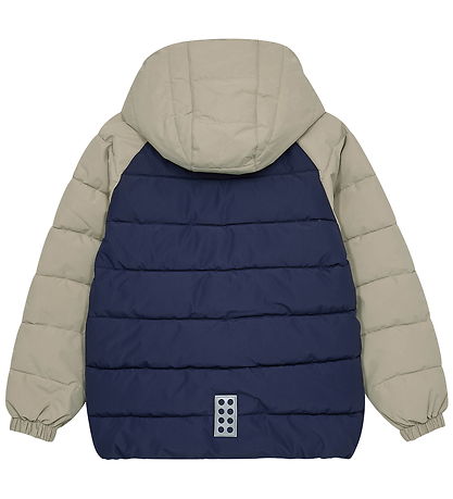 LEGO® Wear Dynejakke - LWJipe 704 - Blå/Beige