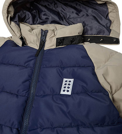 LEGO® Wear Dynejakke - LWJipe 704 - Blå/Beige