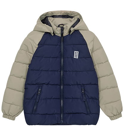LEGO® Wear Dynejakke - LWJipe 704 - Blå/Beige