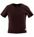 G-star RAW Bluse - Cropped Mini Slim - Chocolat Plum