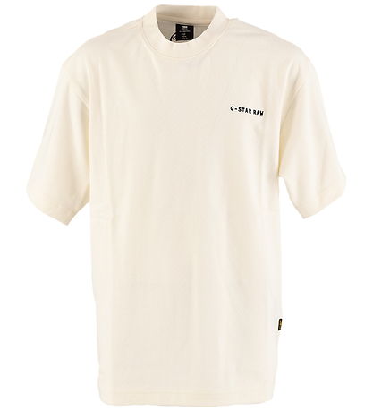 G-Star RAW T-shirt - Oversize - Milk m. Print