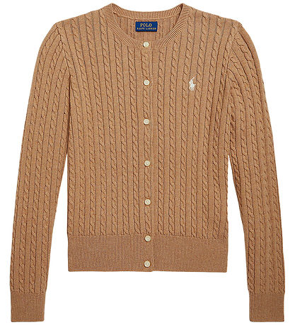 Polo Ralph Lauren Cardigan - Strik - Camel Heather
