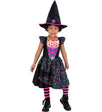 Smiffys Costume - Neon Star Witch - Pink/Black