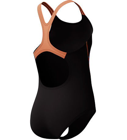 Speedo badedragt - Medalist - Sort/Orange