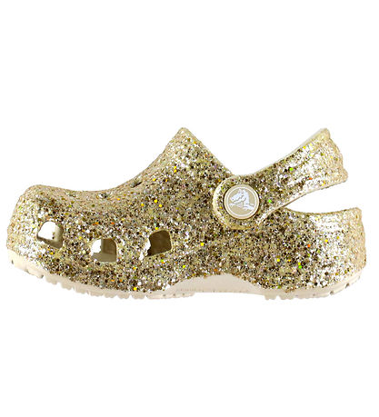 Crocs Sandaler - Classic Chunky Glitter - Sandstone