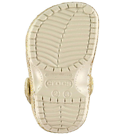 Crocs Sandaler - Classic Chunky Glitter - Sandstone