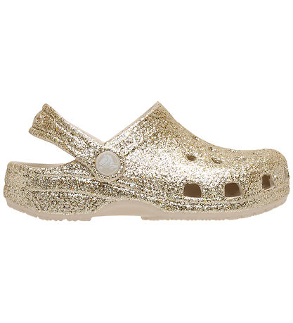 Crocs Sandaler - Classic Chunky Glitter - Sandstone