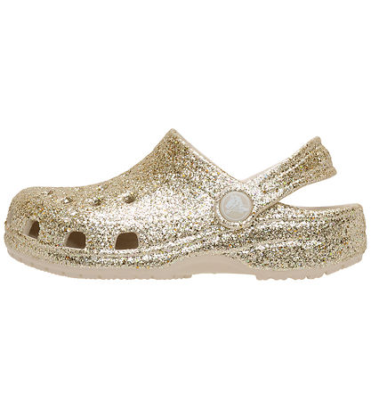 Crocs Sandaler - Classic Chunky Glitter - Sandstone