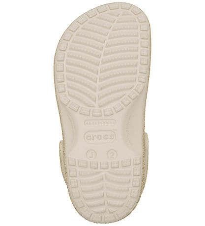 Crocs Sandaler - Classic Chunky Glitter - Sandstone