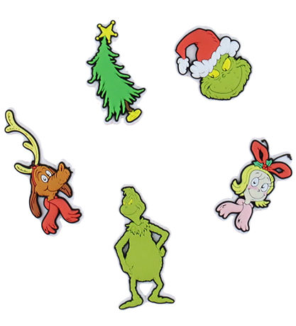 Crocs Vedhæng - The Grinch - 5-pak