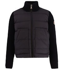 Moncler Cardigan - Strik/Dun - Sort