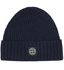 Stone Island Hue - Uld/Viskose - Strik - Navy Blue