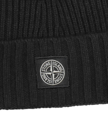 Stone Island Hue - Uld/Viskose - Strik - Sort