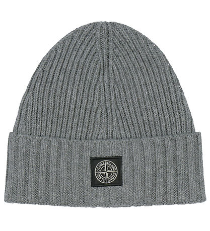 Stone Island Hue - Uld/Viskose - Strik - Dark Grey Melange
