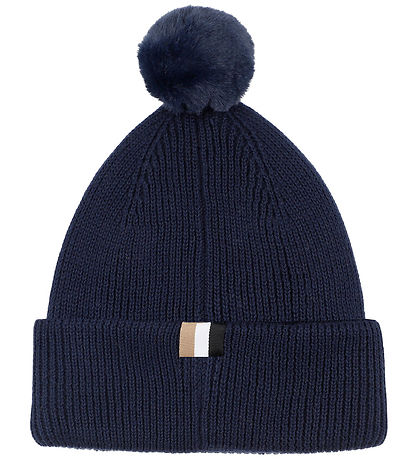BOSS Hue - Strik - Navy m. Kvast