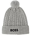 BOSS Hue - Strik - Chine Grey m. Kvast