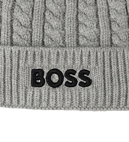 BOSS Hue - Strik - Chine Grey m. Kvast