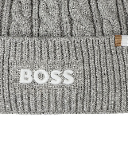 BOSS Hue - Strik - Chine Grey