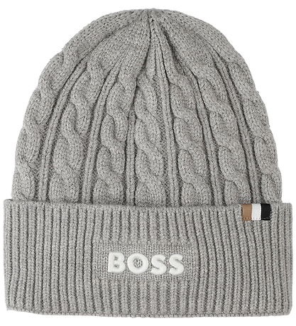 BOSS Hue - Strik - Chine Grey