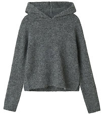 LMTD Blouse - Knitted - NlfNulo - Dark Grey Melange