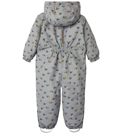 Lil' Atelier Flyverdragt - NmmLasnow10 - Ultimate Grey/Airplanes