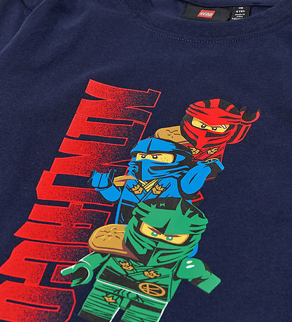LEGO® Wear T-Shirt - Ninjago - 2-Pak - LwTaffy - Blå - Rød