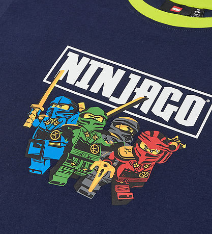 LEGO® Wear T-shirt - Ninjago - 2-pak - LwTaffy - Blå - Gul