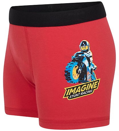 LEGO® Wear Ninjago Boxershorts - 3-pak - LwaGan - Blå - Rød