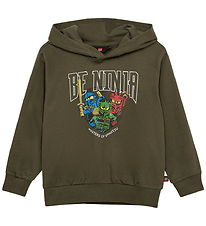 LEGO® Wear Ninjago Hoodie - LwsAku - Green