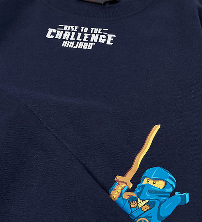 LEGO® Wear Ninjago Sweatshirt - LwsAku - Mørkeblå