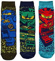 LEGO® Wear Ninjago Strømper - 3-pak - LwaGan - Blå