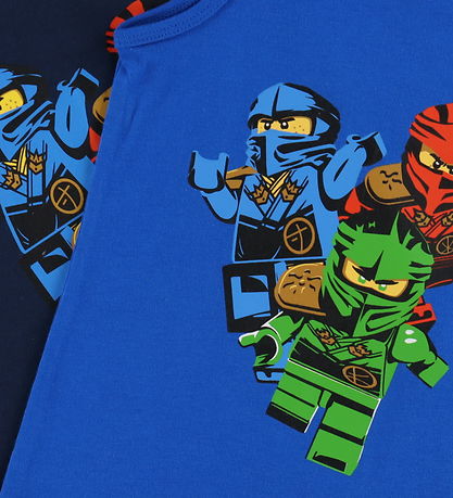LEGO® Wear Ninjago Undertrøjer - 2-pak - LwaGan - Blå