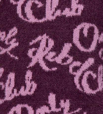 Kids Only Bluse - Strik - KogDina - Mauve Wine/Mauve Orchid
