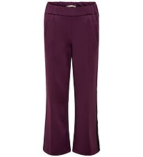 Kids Only Træningsbukser - KogWarm - Mauve Wine/Panel White/Blac