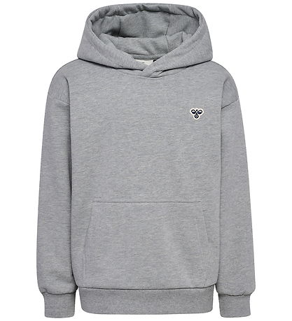 Hummel Hættetrøje - HmlJR - Gråmeleret