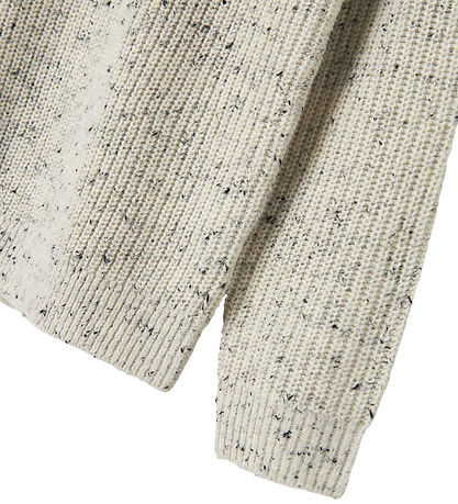 LMTD Bluse - Strik - Rib - NlmNaston - Oatmeal