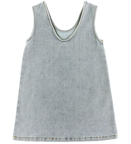 Lil Atelier Kjole - NmfDarlee - Medium Blue Denim/FLOWER EMB
