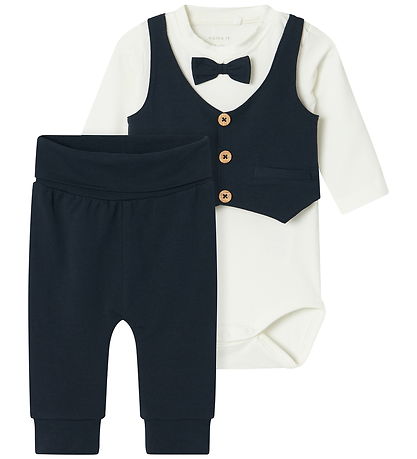 Name It Sæt - NbmAdam - Dark Sapphire/Solid Pant