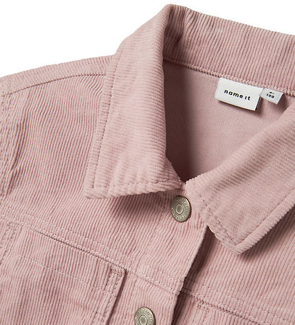 Name It Fløjlsjakke - NkfMia - Burnished Lilac