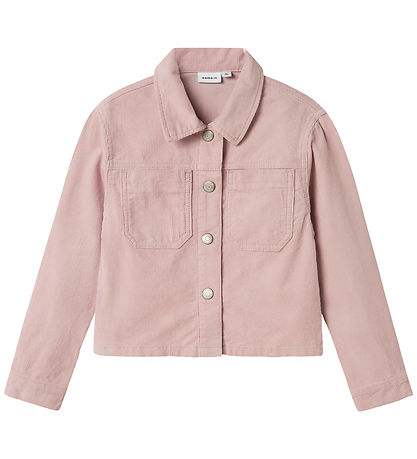 Name It Fløjlsjakke - NkfMia - Burnished Lilac