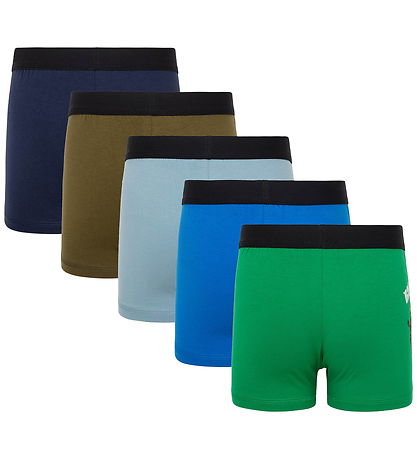 LEGO® Wear Ninjago Boxers - 5-pak - LwAgan 608 - Blå/Brun/Grøn