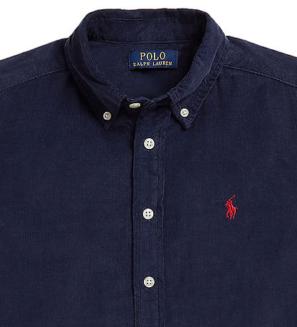 Polo Ralph Lauren Skjorte - Fløjl - Newport Navy