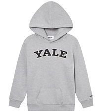 Les Deux Hættetrøje - Yale - Light Grey Melange/Black