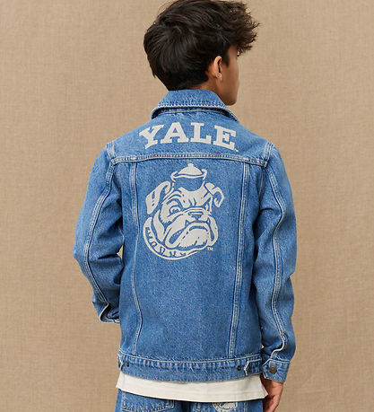 Les Deux Denimjakke - Rally Yale - Medium Indigo Wash