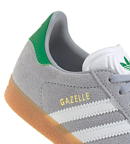 adidas Originals Sko - Gazelle C - HALSIL/FTWWHT/GREEN