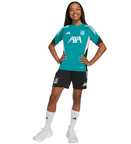 adidas Performance Fodboldtrøje - Liverpool Youth 25/26 - Sea Gr